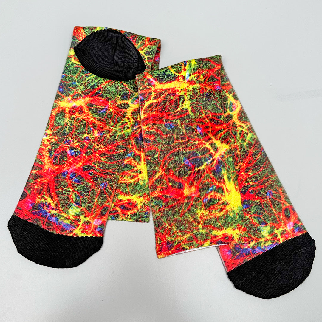 Brainwave Microfiber Crew Socks