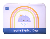 Brainy Day Pouch with Zipper (white)